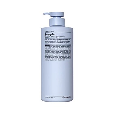 J Beverly Hills Blue Everyday Moisturizing Shampoo with Eucalyptus Oil for Hair Growth 32 Oz