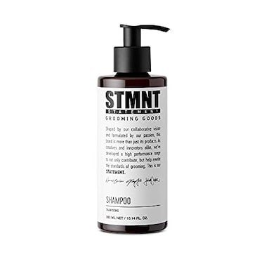 STMNT Grooming Goods Shampoo 101 oz SLSSLES Sulfates Free Activated Charcoal Menthol Removes Build Up Fuller Feeling Hair