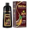 Bablabear Dark Brown Hair Color Shampoo for Gray Hair 500ML Hair Dye Shampoo for Men Women