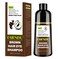Farndu Brown Hair Dye Shampoo for Women Men Gray Hair Coverage Natural Herbal Ingredients