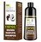 Farndu Brown Hair Dye Shampoo for Women Men Gray Hair Coverage Natural Herbal Ingredients