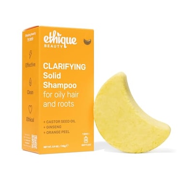 Ethique Clarifying Shampoo Bar for oily hair with Castor Oil PlasticFree Vegan CrueltyFree 388 oz Formerly St Clements