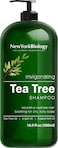 NEW YORK New York Biology Tea Tree Shampoo Clarifying Shampoo for Women and Men Moisturizing and Cleansing Hair and Scalp 169 Fl oz
