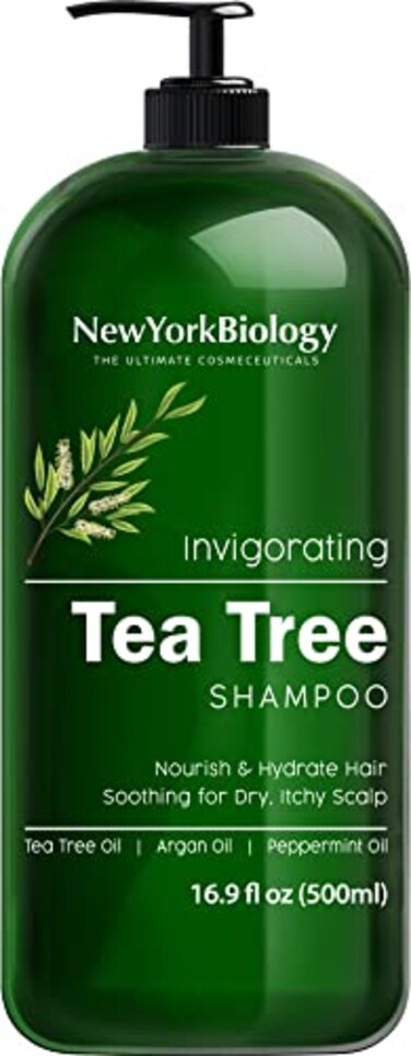 NEW YORK New York Biology Tea Tree Shampoo Clarifying Shampoo for Women and Men Moisturizing and Cleansing Hair and Scalp 169 Fl oz