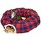 Kitty City Plaid Tunnel Bed