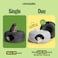 Cattasaurus Peekaboo Cat Cave Donut for Multiple Large Cats up to 3045 lbs 3in1 Self Warming Cat Bed Tunnel Scratcher for Indoor Cats Washable Detachable Light Gray Dark Gray Large