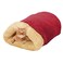 GOOPAWS 4 in 1 Self Warming Burrow Cat Bed Pet Hideway Sleeping Cuddle Cave Burgundy