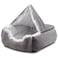 MIXJOY Dog Beds for Large Medium Small Dogs Rectangle Cave Hooded Blanket Puppy Bed Luxury Orthopedic Cat Beds for Indoor Cats Warmth and Machine Washable 30 inches Grey