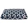 Majestic Pet Navy Trellis Medium Rectangle Indoor Outdoor Pet Dog Bed With Removable Washable Cover By Products