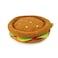 TONBO Soft Plush Small Cute and Cozy Food Dog Cat Bed Washer and Dryer Friendly Burger