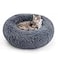 rabbitgoo Calming Cat Beds for Indoor Cats 20 inches Dark Grey