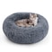 rabbitgoo Calming Cat Beds for Indoor Cats 20 inches Dark Grey
