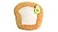 TONBO Soft Plush Small Cute and Cozy Avocado Dog Cat Bed Washer and Dryer Friendly Avocado