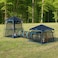 ITENT Extra Large Catio Outdoor Cat Enclosure 2Tier Foldable Cat Tent with 3 Doors for Patio Balcony Indoor Camping Weatherproof Sunproof Cat Playpen with Carry Bag IncludedPatented