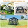 ITENT Extra Large Catio Outdoor Cat Enclosure 2Tier Foldable Cat Tent with 3 Doors for Patio Balcony Indoor Camping Weatherproof Sunproof Cat Playpen with Carry Bag IncludedPatented