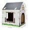 MUNILAIL Cardboard Cat House with Scratcher 16x 13x19 Cat Scratch House for Indoor Cats Birthday Large Cat Scratcher Box