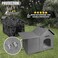 Rest-Eazzzy RestEazzzy Outdoor Cat House Feral Cat House Insulated with Mat and Clip Weatherproof and Insulated Cat Beds for Cats Kittens Puppies Never Blow Away Grey M 13 X 17 X 20