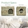 BWOGUE Large Grass House for Guinea PigsHand Woven Straw Hut Foldable Small Animal Play Hideaway Bed with Double Openings Playhouse for Bunny Guinea Pig Chinchilla Ferret