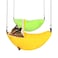 Halloluck 2 Pack Banana Warm Hamster Bed House Hammock Small Animal Warm Bed House Cage Yellow and Green