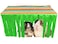 Jinkoozz Guinea Pig Hideout Corner Fleece Forest Habitat Small Animal Cage Accessories Hammock 22W x 1082L x 1122H
