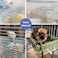 JSLZF Rat Bed Cage Platform Accessories Metal Ferret Hammock with Mat Chew Proof Hanging Squirrel Ledge Small Animal Habitat for Hamster Sugar Glider Blue