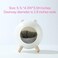 TUTU&amp;LELE TUTULELE Hamster Hideout Tiny House Hideout and Habitat Space Elf Hiding Nest Durable Hamster Bed with Round Thick Plush Pads for Mice GerbilsHamsters to Play Sleep and Rest White