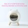 TUTU&amp;LELE TUTULELE Hamster Hideout Tiny House Hideout and Habitat Space Elf Hiding Nest Durable Hamster Bed with Round Thick Plush Pads for Mice GerbilsHamsters to Play Sleep and Rest White