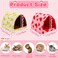 UPINS 2 Pack Guinea Pig Bed Guinea Pig Hideout Washable Small Animal House Cage Accessories for Dwarf Rabbits Chinchillas Hamsters Hedgehogs Ferrets Bearded Dragons and Rats