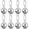 Hotop 8 Pack dogs Collar Bells Small Cat Bells Collar Charm for Puppy Hanging Ring Decoration Pet Pendant Accessories Antilost Tracker DIY Crafts for Pets UseSilver