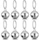 Hotop 8 Pack dogs Collar Bells Small Cat Bells Collar Charm for Puppy Hanging Ring Decoration Pet Pendant Accessories Antilost Tracker DIY Crafts for Pets UseSilver
