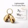 kcrygogo Copper Bell for Small Pet Collar Bell for Cats and Medium Small Dog Cat Collar Bells Loud Brass Pet Safety Bells Antitheft BellFits All Size Collars4pcs