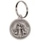 VILLAGE GIFT IMPORTERS Saint Francis Pet Medal Round or Oval Design Attach to Dog or Cat Collar Leash or Crate Includes Jump Ring Catholic Patron Saint of Animals Made in Italy Round