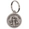 VILLAGE GIFT IMPORTERS Saint Francis Pet Medal Round or Oval Design Attach to Dog or Cat Collar Leash or Crate Includes Jump Ring Catholic Patron Saint of Animals Made in Italy Round
