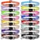 QDYU 16 PCS Breakaway Cat Collars with Bells Reflective Cat Collar Safety Nylon Kitten Collars Cat Collars for Girl Boy Cats69