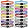 QDYU 16 PCS Breakaway Cat Collars with Bells Reflective Cat Collar Safety Nylon Kitten Collars Cat Collars for Girl Boy Cats69