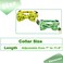 Diaurbsie 2 Pack Cactus Breakaway Cat Collar Bow Tie with Bell and Pendant Adjustable Safety Buckle Collars for Kitten Yellow and Green