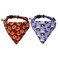 ADOGGYGO Halloween Cat Collars Breakaway with Removable Bandana 2 Pack Adjustable Kitten Collar Pumpkin Bandana Collar for Kittens Cat