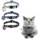 DILLYBUD Breakaway Cat Collars 3 Pack Adjustable Soft Kitten Collars with Removable Bell Charm Washable Durable Collar for Boy Girl Cats Safety Collar for Small Medium Puppies Indoor Outdoor Use 812