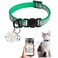 Furrigo Cat Collar Breakaway with QR Code Name Tag Reflective Kitten Collars with Bell Cat ID Tag Personalized UltraDurable Adjustable Quick Release Fits Most Girl Boy Small Large Cats 8133