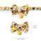 Cognatio Cat Collars with Bells and Safety Release Buckle Floral Bow Tie Kitten CollarsPack of 2 Adjustable 2030 cm