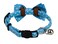 Gyapet Cat Collar Light Blue with Bow Tie Bell Safety Breakaway Kitten Pet 711in Dot Floral Leopard Food DotLight Blue