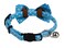 Gyapet Cat Collar Light Blue with Bow Tie Bell Safety Breakaway Kitten Pet 711in Dot Floral Leopard Food DotLight Blue