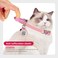 Taghelp Heart Bling White Heart Shaped Kitten Collar Cute Cat Collar with BellIdeal for Girl Cats Boy Catswith Safety Belt and Bell Adjustable 813 inches for Personalized with QR Code Smart ID tagBlue