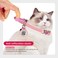 Taghelp Heart Bling White Heart Shaped Kitten Collar Cute Cat Collar with BellIdeal for Girl Cats Boy Catswith Safety Belt and Bell Adjustable 813 inches for Personalized with QR Code Smart ID tagBlue