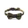 icicecream ICICECREAM 2 Pack Breakaway Cat Collar with Bells Cute Cat Collar Soft Adjustable Cotton Leather Kitten Collars for Girl Boy Male Female Cats Kitten Camouflage Pattern