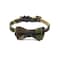 icicecream ICICECREAM 2 Pack Breakaway Cat Collar with Bells Cute Cat Collar Soft Adjustable Cotton Leather Kitten Collars for Girl Boy Male Female Cats Kitten Camouflage Pattern
