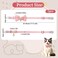 JJUNW 2Pack Adorable Cat Collar with Bow Cute Kitten Collars for Girl Cats Pink Cat Bows Accessories Breakaway Safety Cat Bowtie CollarStyle 1