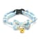PetSoKoo Bowtie Cat Collar with BellCute Japanese Cherry Blossom FlowerGirl KittenBlue