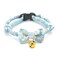 PetSoKoo Bowtie Cat Collar with BellCute Japanese Cherry Blossom FlowerGirl KittenBlue