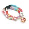 PetSoKoo FourLeaf Clover Cat Collar with Bell Breakaway Buckle Japanese ChirimenCute Kitten Collar for Girl Boy Cat